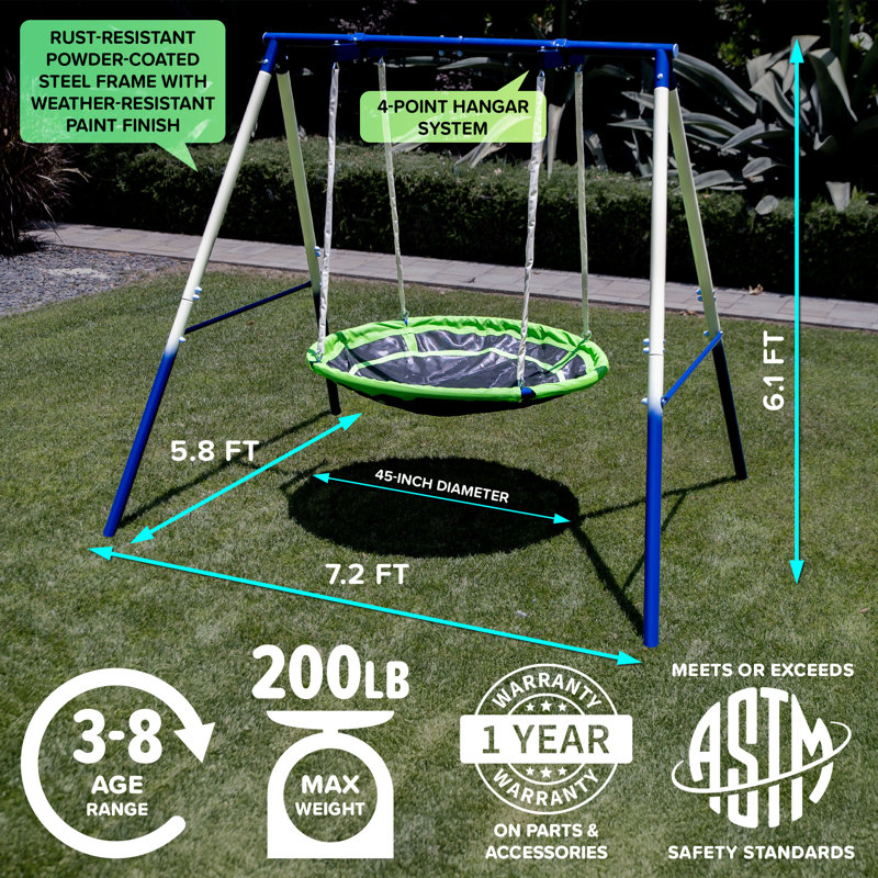 Sportspower Deluxe Saucer Swing Set & Reviews | Wayfair Sportspower Deluxe Saucer Swing Set & Reviews | Wayfair